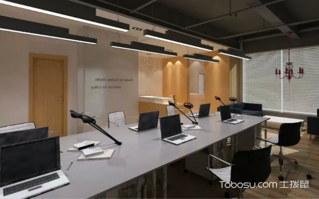 40平米办公室设计布局风水 40平米办公室装修效果图,美丽和实用共存